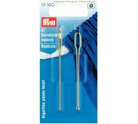 Aiguilles Passe-Lacets - PRYM - 2 Chas - Acier - Argent