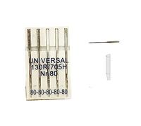 Aiguilles pour machine à coudre 130/705 avec talon plat universel 5 aiguilles de rechange pour retro