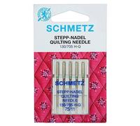 Aiguilles pour machine à coudre et matelassage SCHMETZ - 75 (11) pointes fines pour des coutures de précision, moins de casse et de points sautés, idéales pour le matelassage de couches, 5 pièces