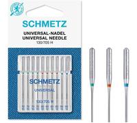 Aiguilles pour machine à coudre - SCHMETZ - Lot de 10 - Universel - Tailles assorties 70/10-90/14 - Fabrication allemande