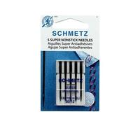 SCHMETZ | 5 Aiguilles pour machines à coudre | Black Super Universal | 130/705 H-SU | Grosseur 80/12 | Avec revêtement antiadhésif