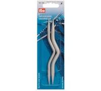 Prym Craft Accessories, Grey, ca. 14 cm Ø 6 und 8 mm, perlgrau, 2 Stück