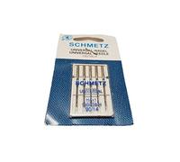 Aiguilles universelles pour machine à coudre SCHMETZ - 90 (14) aiguilles tout usage à pointe légèrement arrondie pour une couture lisse sur la plupart des tissus, durables et fiables, 5 pièces
