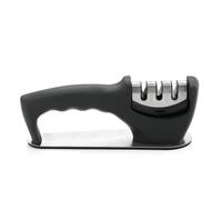 Weis 17127 Aiguiseur 2-en-1 Acier Inoxydable/Plastique Argent 20 x 6 x 8 cm