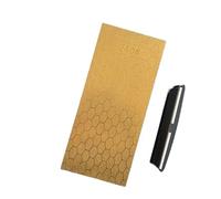 Aiguiseur à hache Pierre à aiguiser, Pierre à aiguiser diamantée avec guide d'angle, 170 x 75 mm(Set a)