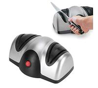 Aiguiseur Couteaux éLectrique, Aiguiseur Couteaux Electriques, Affuteur Couteau Couteaux 2 éTapes Pour AffûTer Et Polir Rapidement Les Couteaux à Bord Droit (220 V EU)