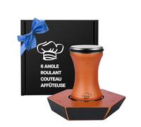 Aiguiseur Couteaux par MMOBIEL - Eguiseur de Couteau avec 6 Angles Magnétiques (12°, 15°, 17°, 19°, 22°, 25°) - Kit Affuteur avec Disques Diamantés - Cadeau Homme & Cadeau Femme