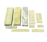 Aiguiseur Couteaux Pierre à aiguiser verte, Base en carbure de bore, barre pierre, couteau cuisine, l'huile, 1 pièce