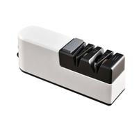 Aiguiseur de coupe électrique - 19,8 cm rechargeable, système de raffinage automatique de lame de ciseaux à quatre étapes, gadget d'affûtage de table polyvalent | Outils à bord droit, fraises