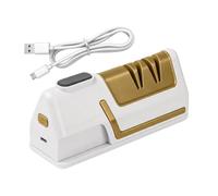 Aiguiseur De Coupe Électrique Pour Cuisine - Outil En Jade ABS Rechargeable 800 MAh | Cisaille Motorisée Sans Fil | Entretien Professionnel Des Bords Pour Chef De Restaurant À Domicile, Femmes Et
