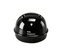 Aiguiseur de coupe en forme d'ours avec base d'aspiration - Acier tungstène - Corps ABS - Pierre d'affûtage de cuisine essentielle - Aiguiseur à ventouse