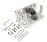Aiguiseur de courroie pour machine de ponçage à bande - Guide de meulage coudé - Double plaque de presse - Gabarit de meulage en aluminium pour ponceuses