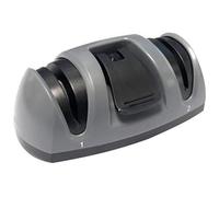 Aiguiseur de couteaux avec ventouse, 2 étapes, efficace et facile à utiliser, idéal pour garder les couteaux tranchants dans la cuisine.