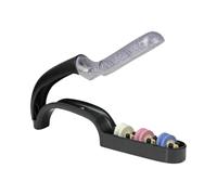 Aiguiseur De Couteaux De Cuisine, Pierre À Aiguiser À Poignée Antidérapante En 3 Étapes, Pierre À Aiguisers, Aiguiseur Manuel Professionnel Pour Aiguiser Les Couteaux De Cuisine, Jardinage, Chef