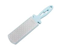 Aiguiseur de couteaux double face 5 en 1, outil de cuisine à grains de diamant, outil d ' affûtage de couteaux à grains grossiers et fins, pierre à aiguiser double face pour ciseaux, travail du bois
