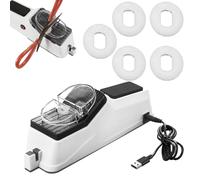 Aiguiseur de couteaux électrique, Aiguiseur électrique Portable Multifonctionnel Avec Couvercle Protection, Machine Affûtage Rapide Avec Polissage, 5 secondes pour affûtage rapide, Outils Cuisine