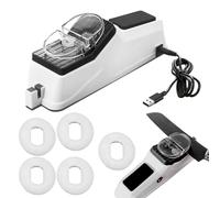 Aiguiseur de couteaux électrique, machine à aiguiser les couteaux, machine à aiguiser les couteaux de cuisine professionnelle électrique pour un affûtage rapide en 5 secondes