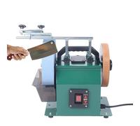 Aiguiseur de couteaux électrique refroidi à l'eau de 25 cm, meule à pierre humide/sec, rotation bidirectionnelle, hauteur réglable, 95 tr/min, faible vitesse de rotation pour couteaux