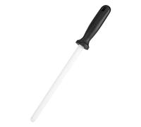 Aiguiseur de couteaux en céramique, tige d'affûtage de couteaux professionnel de 21 cm avec poignée en ABS, outil de pierre à aiguiser pour tous types de ciseaux de cuisine