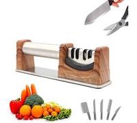 Aiguiseur de couteaux FISHTEC Wood & Steel Gris G