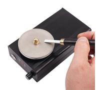 Aiguiseur de couteaux pour gravure, meuleuse à disques pour gravure, vitesse réglable de 0 à 3000 tr/min, 3 meules abrasives (grain 320/800/2000), batterie de 5 à 8 heures pour burins, couteaux