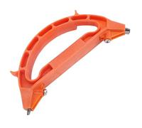 Aiguiseur de Couteaux Professionnel, Affûteur Manuel en Acier et Plastique, 16,3 cm, pour Couteaux, Haches, Ciseaux, Outils de Jardin, avec Poignée Ergonomique et Protection des Doigts