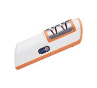 Aiguiseur de cutter de chef, tondeuse à tête de coupe à 3 niveaux, recharge USB automatique, convient pour scie, coupe-rouleau, ciseaux, rasoir, travail, jardin, personnes âgées et adultes