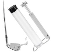 Aiguiseur de de Golf en Fer | Outil de Nettoyage Ergonomique pour Club de Golf, Aide au Nettoyage de Golf avec dragonne Anti-Perte pour Fille, Mari, Grand-père, Grand-mère, épouse, Adolescente