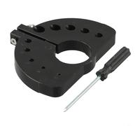 Aiguiseur de foret compatible avec meuleuse d'angle pour restaurer la géométrie des points sur les forets hélicoïdaux sans équipement (bleu)