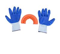 Aiguiseur de foret demi-rond avec 16 têtes de meulage et gants pour forets de 2 à 10 mm, compatible avec meuleuse d'angle, pour orange/noir