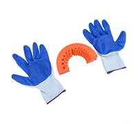 Aiguiseur de foret demi-rond avec 16 têtes de meulage et gants pour forets de 2 à 10 mm, compatible avec meuleuses d'angle pour le travail du bois (orange)