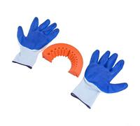 Aiguiseur de foret demi-rond avec gants pour meulage de forets (orange)