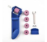 Aiguiseur de foret léger avec 5 kits de corindon compatible avec forets en fer bleus pour meuleuse électrique outil de polissage