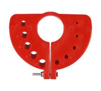 Aiguiseur de foret modifié pour meuleuse d'angle - Accessoire de meulage portable conçu pour être compatible avec différentes tailles et types de forets (rouge)