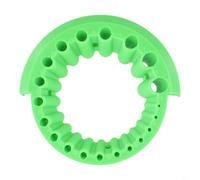 Aiguiseur de foret pour meuleuse d'angle 115 125, outil d'affûtage multi-trous, accessoire de meuleuse d'angle en plastique pour meulage et polissage (vert)
