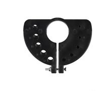 Aiguiseur de foret pour meuleuse d'angle, accessoire de meulage portable multi-spécification compatible avec les forets en acier rapide et cobalt, rouge (noir)