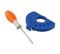 Aiguiseur de foret pour meuleuse d'angle, outil de meulage portable multi-spécifications pour forets en acier rapide et cobalt, construction ABS avec (B)