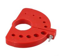 Aiguiseur de foret pour meuleuse d'angle, outil de meulage portable multi-spécifications pour forets HSS et cobalt, compatible avec Im électrique (rouge)