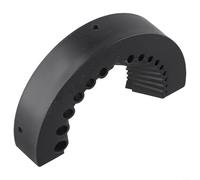 Aiguiseur de foret pour meuleuse d'angle, outil de tête de meulage 16 en 1 avec guide d'affûtage de précision, design compact pour le travail du bois et des métaux (noir)