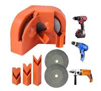 Aiguiseur de forets - 8,2 x 2,4 x 6,5 cm - Aiguiseur de foret multifonction pour outils électriques portables, accessoires pour burin, acier électrique