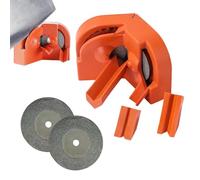 Aiguiseur de forets à utiliser avec meuleuse d'angle - Aiguiseur portable avec disques abrasifs, accessoires d'outils pour fraiseuses - Pierre à aiguiser pour forets en carbure