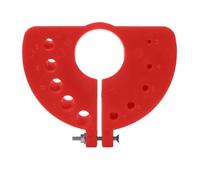 Aiguiseur de forets multi-spécifications, plastique ne nécessitant aucune compétence particulière pour répondre à divers besoins 11,5 x 12,5 cm, couleur en option rouge (rouge)