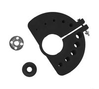 Aiguiseur de forets multi-tailles avec plaque de pression, conçu pour les meuleuses d'angle pour aiguiser rapidement différents types de forets (rouge)