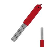Aiguiseur de hameçon, aiguiseur de crochet portable, pierre à aiguiser double face, résistant à l'usure, outil d'affûtage de poche robuste pour les activités de plein air, la randonnée