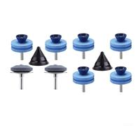 Aiguiseur de lame de tondeuse à gazon avec pierres à aiguiser double couche pour une restauration efficace des bords sur différents types de tondeuse (2)