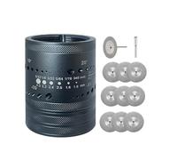 Aiguiseur d'électrode portable en tungstène avec fente de coupe, 10 roues diamantées et mandrin CNC pour soudage TIG