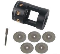 Aiguiseur d'électrode pour soudure avec quatre trous d'angle de précision 10 15 20 22,5 degrés et quatre ouvertures de diamètre pour outils rotatifs (double)