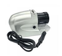 Aiguiseur multifonctionnel électrique ou manuel Herzberg HG8100 | usage électrique ou manuel, affûtage rapide, base antidérapante, pour couteaux et ciseaux, compact
