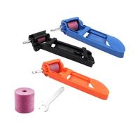 Aiguiseur portable en corindon pour forets en fer, dispositif d'affûtage efficace pour la maison, l'atelier, les projets de bricolage