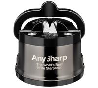 AnySharp Pro Aiguiseur Couteaux (Métal) avec Ventouse, Gris Bronze